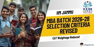 IIM Jammu Revises MBA Selection Criteria for Batch 2026-28, CAT Score Weightage Reduced to 42%; Check Details here